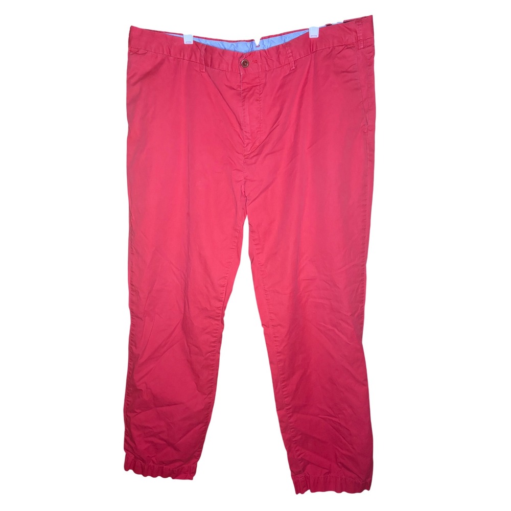Polo Ralph Lauren Mens Classic Fit Red Chino Pants 40x32 Pima Cotton Trousers